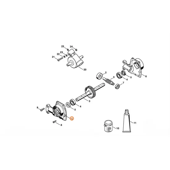 STIHL  Obudowa przekładni 4601 641 0302